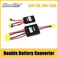 Dual Battery Discharge Converter, Simultaneous Connection Adapter, Balanced Discharge Module, Ebike Parts, 20V-72V,20A-100A