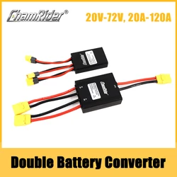 Dual Battery Discharge Converter, Simultaneous Connection Adapter, Balanced Discharge Module, Ebike Parts, 20V-72V,20A-100A