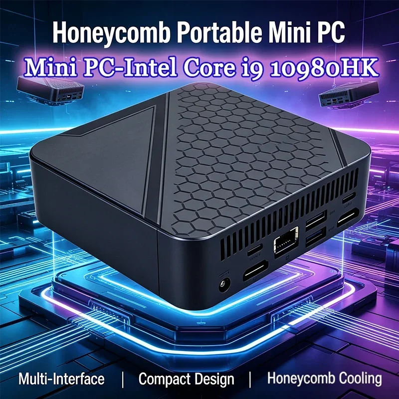 Mini PC gaming Intal Core i9 10980HK i3 6100U WIFI 6 BT5.2 Special Computer Windows 11 Pro SSD 1TB RAM 16GB 32GB PC Gamer view 2
