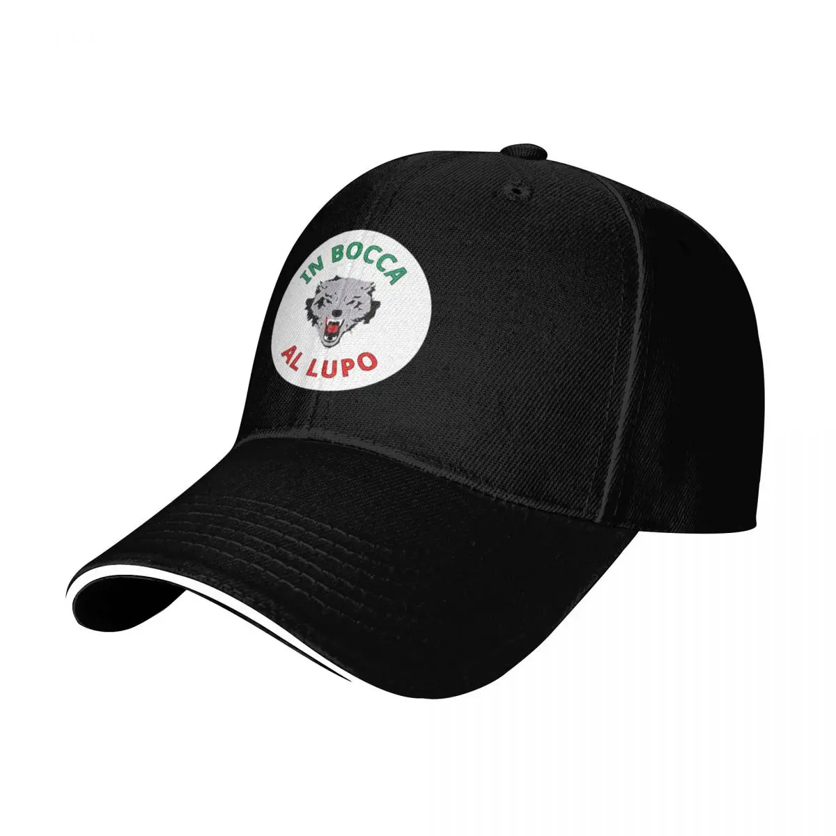 

In Bocca Al Lupo - Italian Good Luck Baseball Cap designer cap Wild Ball Hat Golf Hat Men's Women's