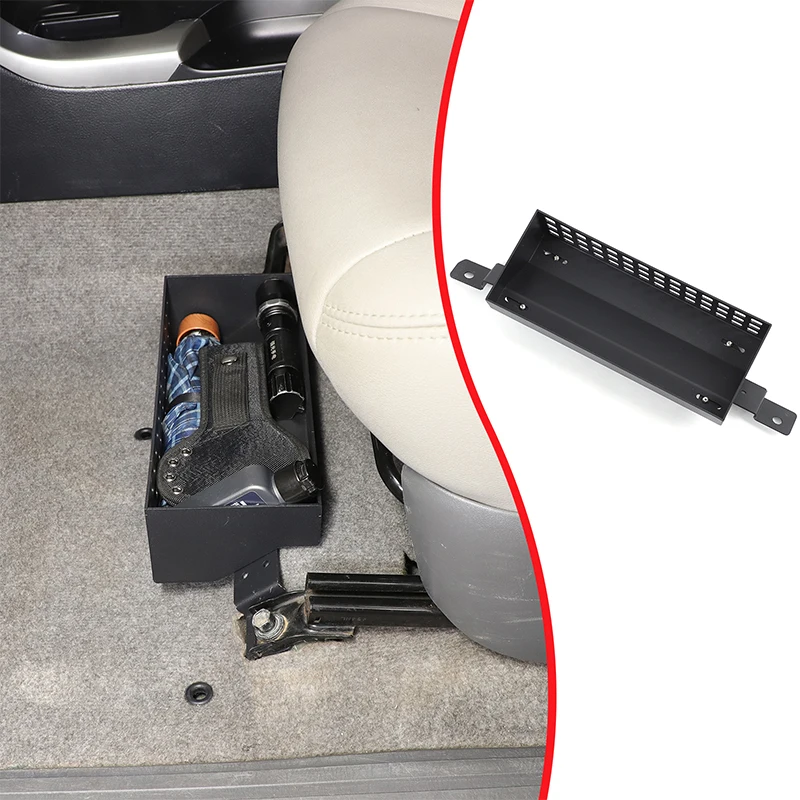 

Черный алюминиевый сплав для Toyota Land Cruiser Prado 120 2003-2009, корзина для хранения автомобильных сидений, аксессуары для модификации салона автомобиля