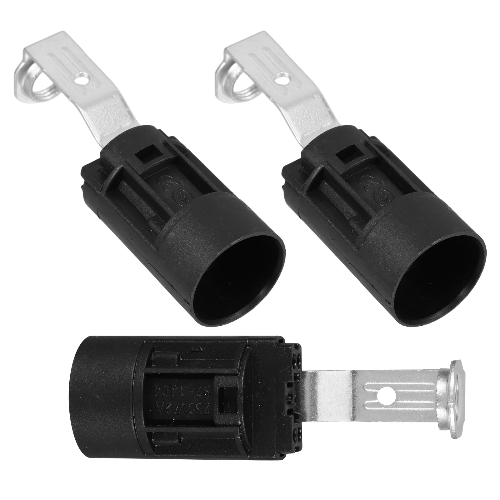 

3pcs Hose Lamp Holder E14 Screw Base Pendant Socket Light Bulb Fixture Replacement Lamp Base Kit