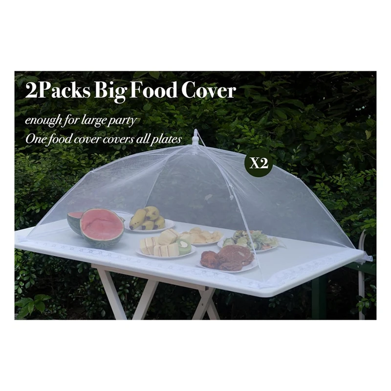 6Packs Food Covers For Outside Mesh, Food Tents/Food Covers For Outdoors, Outdoor Food Covers Food Net Picnic