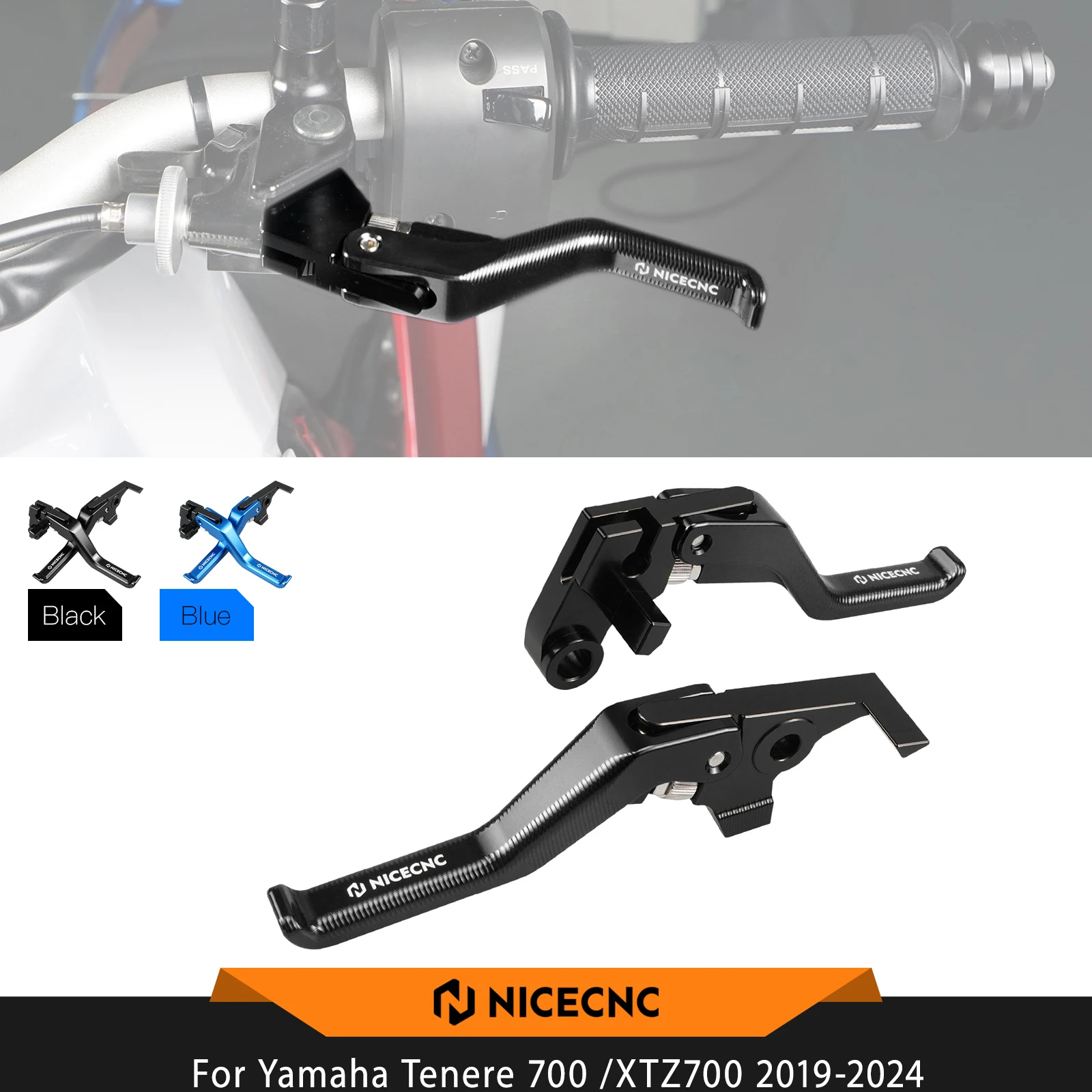 for-yamaha-tenere-700-xtz700-2019-2024-nicecnc-short-brake-clutch-lever-tenere-700-rally-edition-world-raid-xsr700-mt-09-mt-07