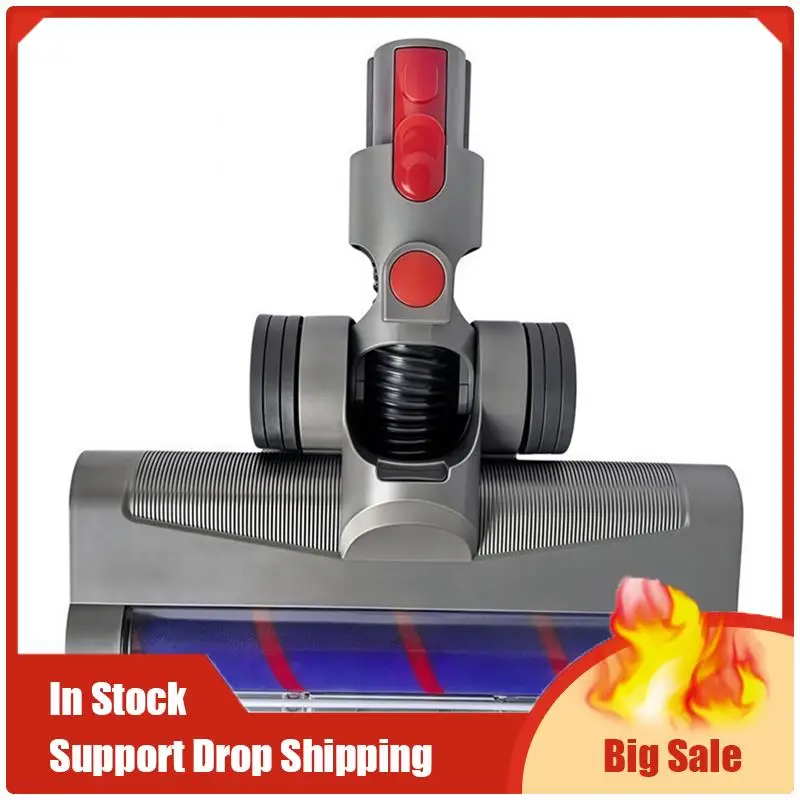 

Top Deals Anti-Tangle Cleaner Head For Dyson V7 V8 V10 V11 V15 Vacuum Cleaner Parts With Green Dust Light Switch Lock For Home