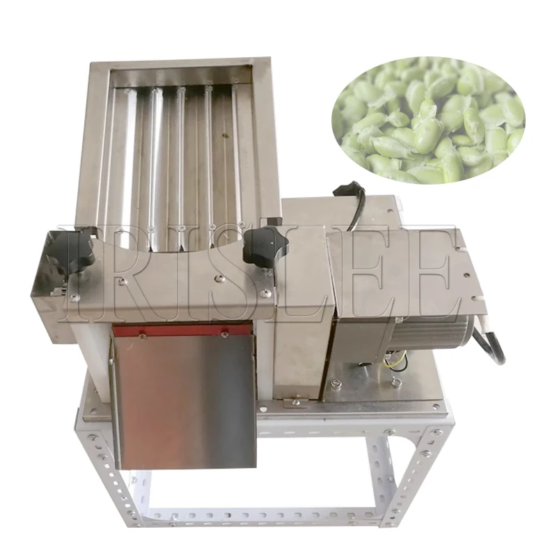 Automatic Hairy Bean Sheller Peeling Machine 35kg/h Small Green Bean And Pea Paddle Peeler Shelling Machines