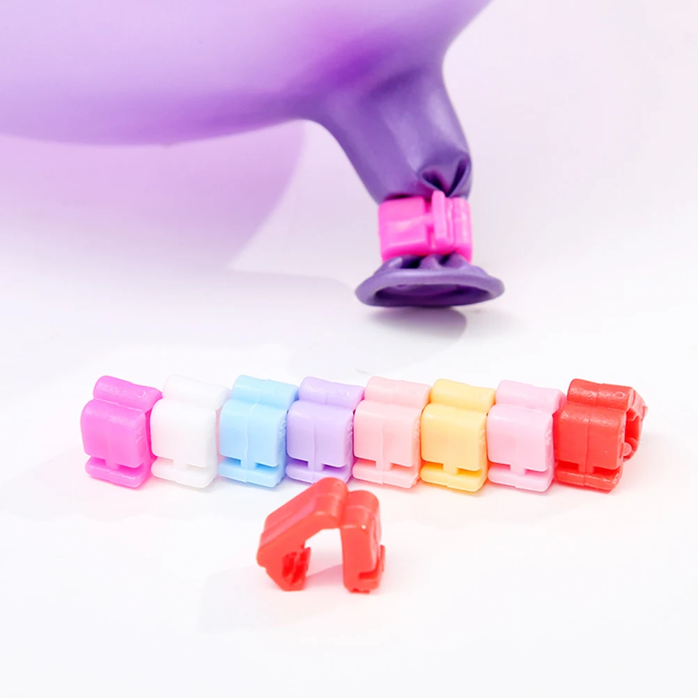 

400 Pcs Christmas Party Decorations Balloon Seal Clip Balloons Clips Buckle Ties