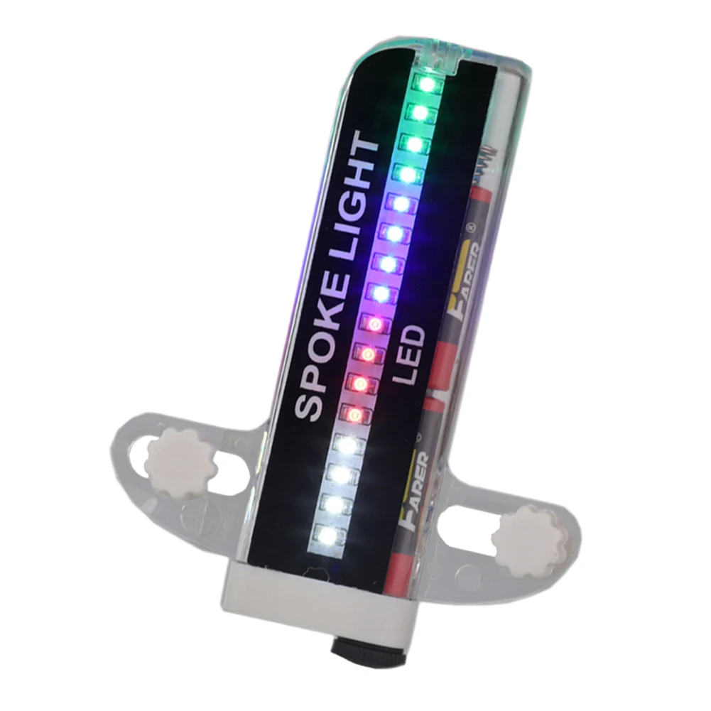 32LED Fietswiel Spaaklicht Waterdichte Fietsband Band Flitslichten Eenvoudige installatie Demontage voor nachtelijk fietsen