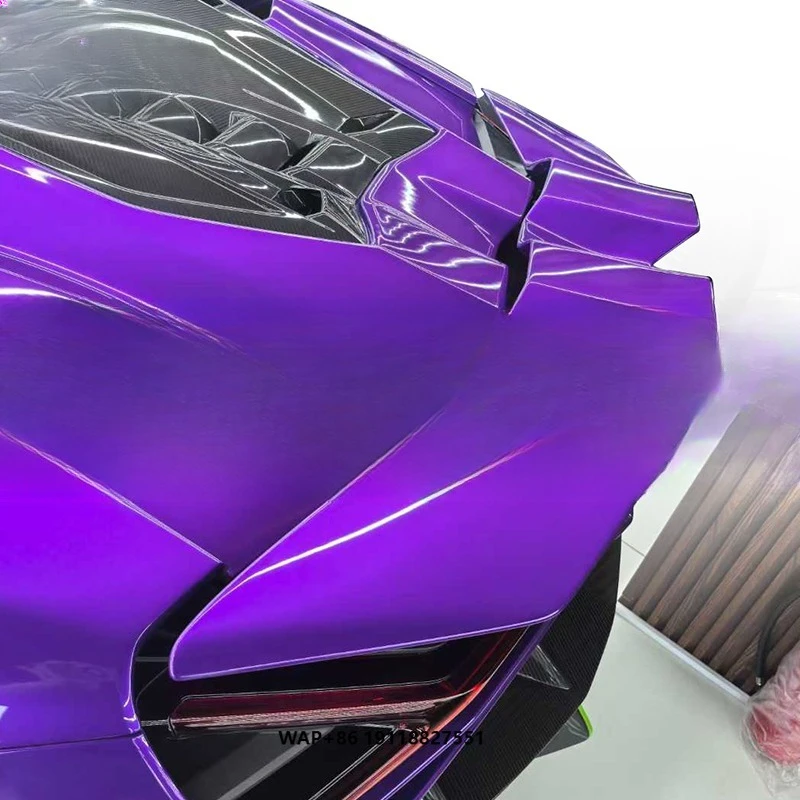 

ForRevuelto Real Carbon Fiber Spoiler Tail Fins Automotive Tail Wing Upgrade Body Kit OEM Style Auto Parts