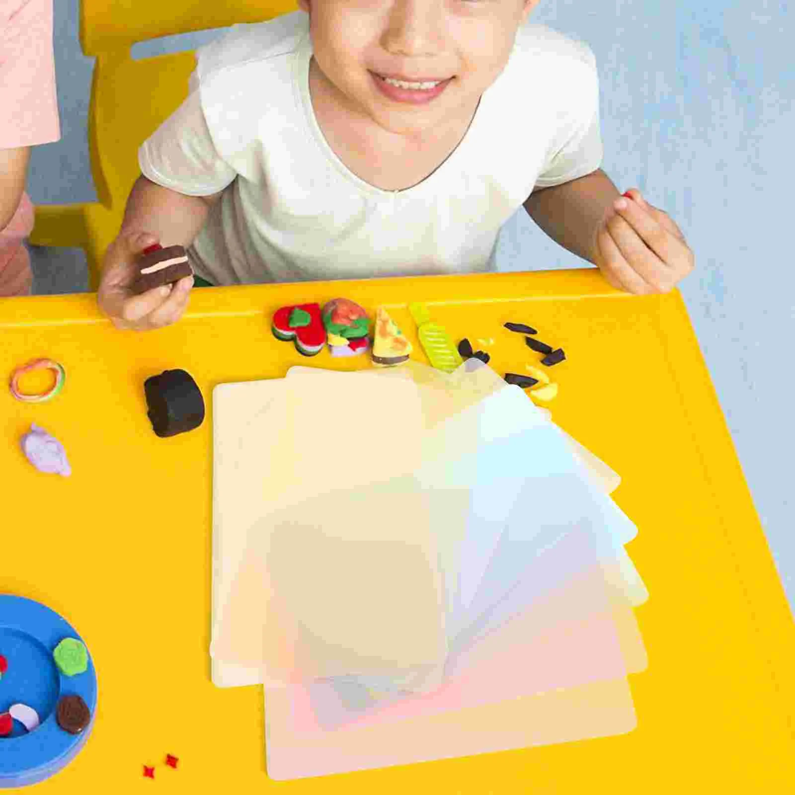 Clay Board Mat Pottery Pressure Plates Jewelry Sculpting Tool Child Tools Rotary