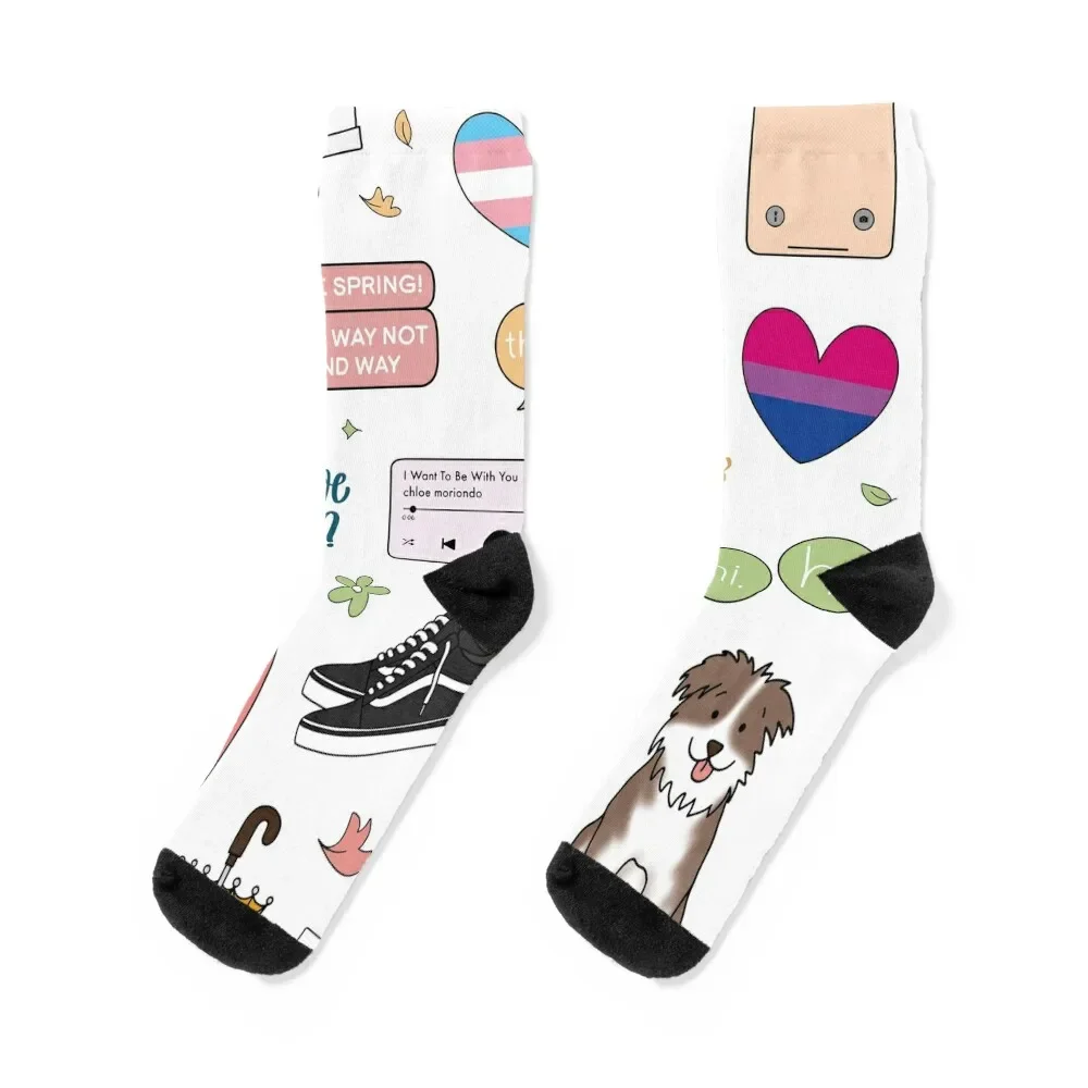 

HEARTSTOPPER NETFLIX Socks ankle kawaii hip hop Climbing Socks Ladies Men's