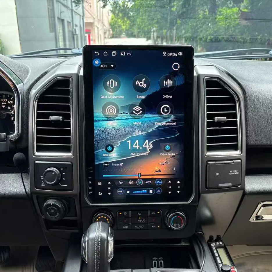 14.4 Inch Android 128G For Ford F150 F250 F350 2015-2021 Tesla Style Car GPS Navigation Multimedia Player Radio Tape Headunit HD