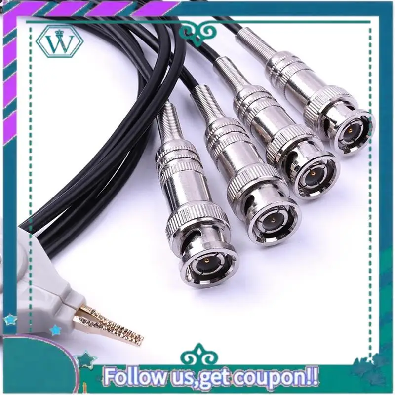 600-700MM LCR Meter Test Leads Clip Terminal Kelvin Line LCR Meter Test Leads Clip