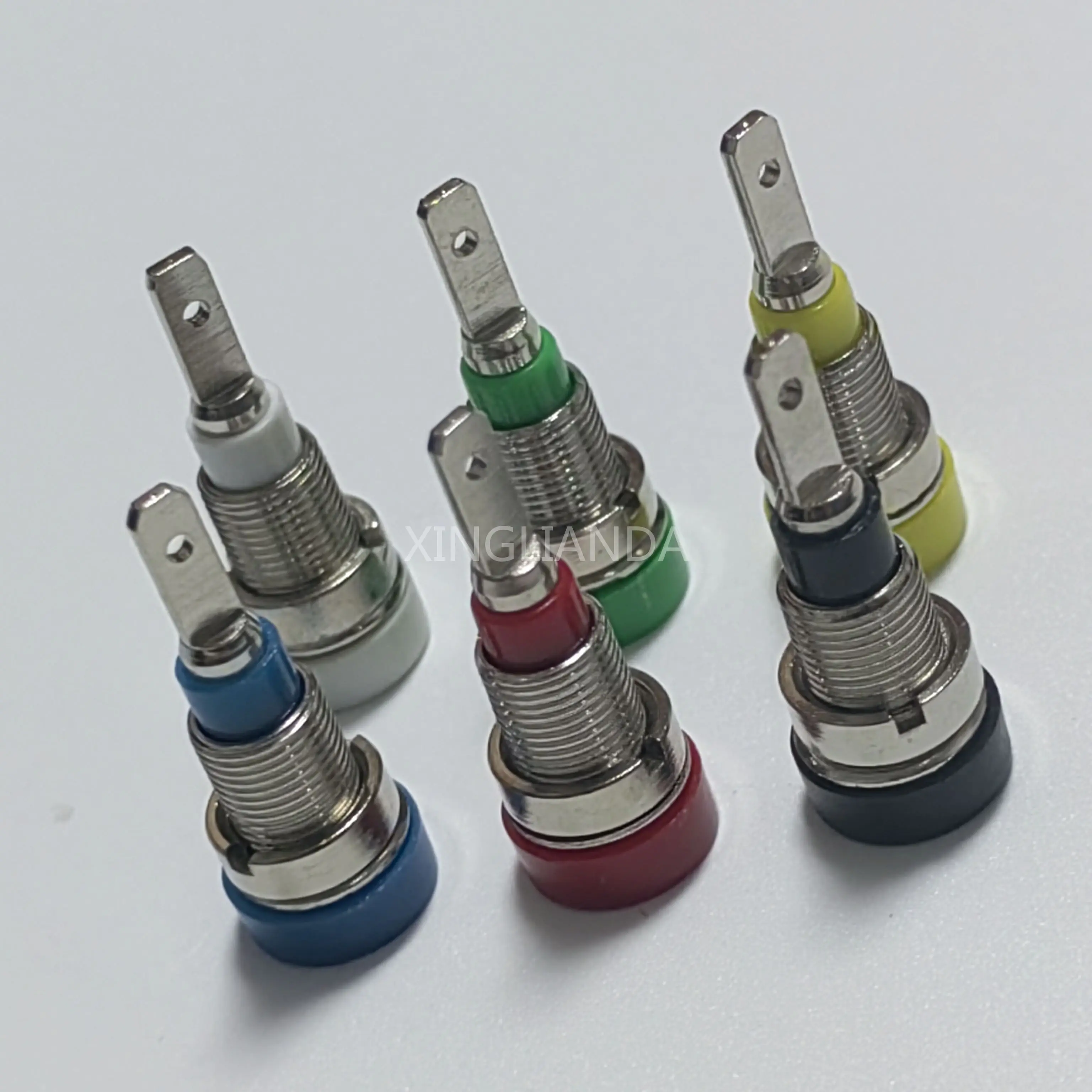 10PCS 2MM Banana Socket 20A Small Lantern 6mm Plug Panel Jack Adaptor Connector Pure Copper High Voltage Power Supply Terminal