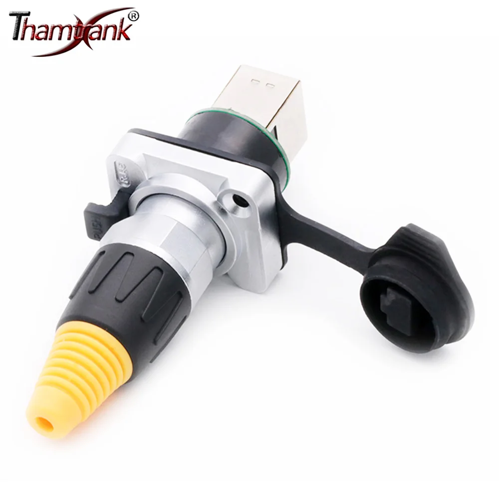 1Set RJ45 Connector Female Panel Mount Socket Male Plug 8P8C Waterproof Shield Ethernet Right Angle Straight Adapter