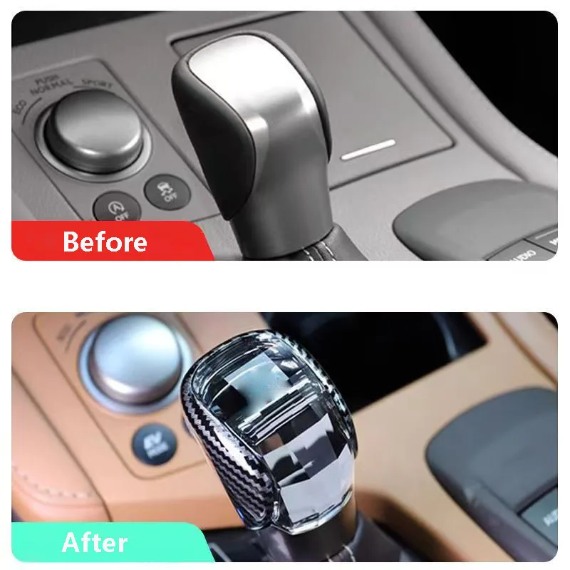 

Crystal Gear Shift Knob Handle With LED Light For Lexus ES200 NX200 IS300 RX300 Ambient Lights Car Interior Atmosphere New