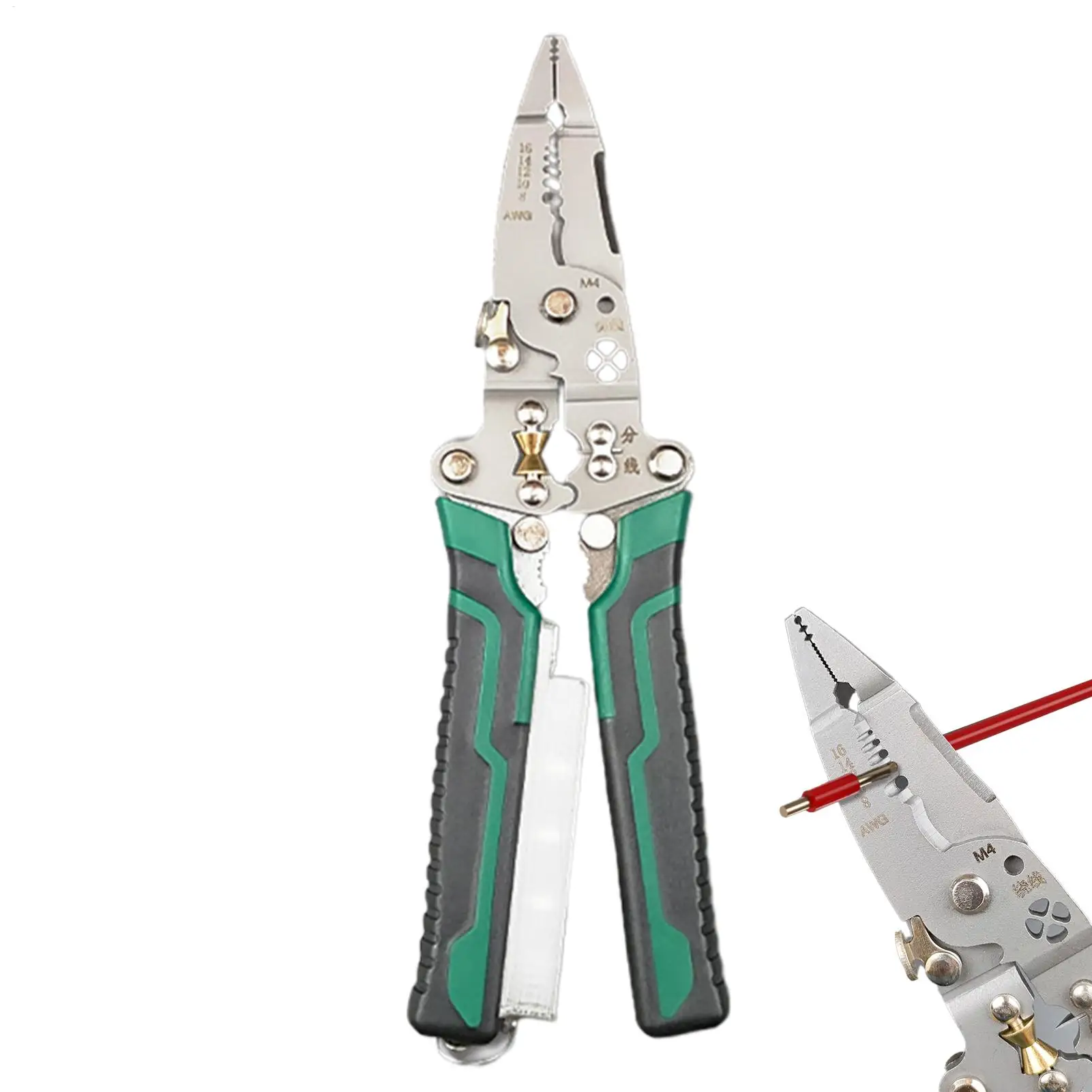 

Small Wire Stripper Electricity Test Cable Plier Portable Precision Wire Stripper With Electrical Test For Industrial Automotive