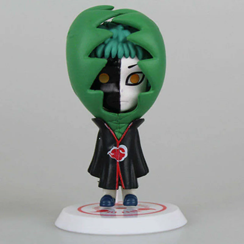 11 шт./компл. версия Q. Мини-фигурка Наруто Акацуки Учиха Итачи Мадара Конан Хидан Фигурка Аниме Украшение Модель Куклы Игрушки