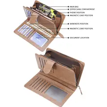 Men's Long Leather Wallet #3