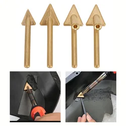 4PCS Replacement Tips For 80 Watt Iron Plastic Welding TPO TEO PP Auto Bumper Instant Heat Smoothing Head Soldering Welding Tips