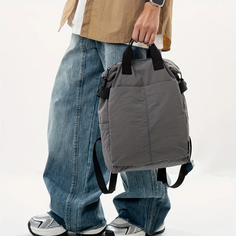 Fashion and Casual Men's and Women's Backpacks with Large Capacity and Multiple Pockets, Zipper Closure, Computer Compartment