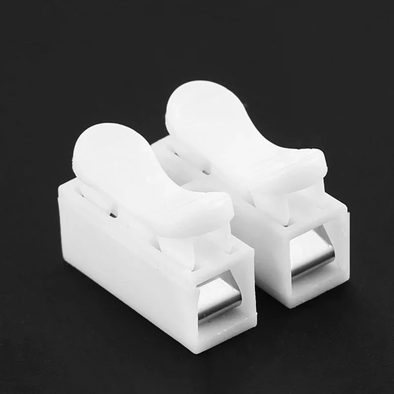 20Pcs No Solding Quick 1P 2P 3P Cable Wire Connector No Screw Terminal Block Spring Clamp