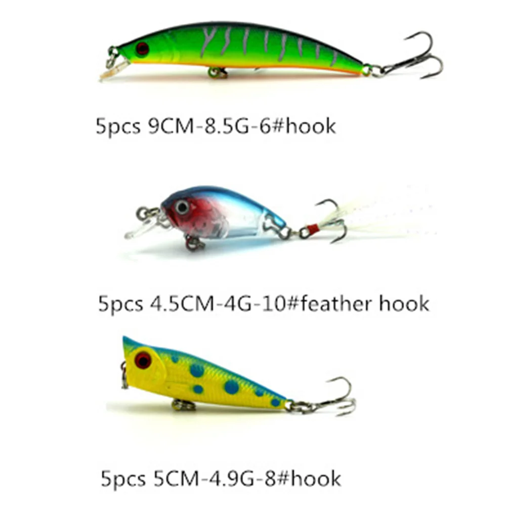 

30Pcs Metal Fishing Lures Lifelike Baits Strong Tear Resistant Tackle for Different Kinds of Fish Simulation Fishing Lures