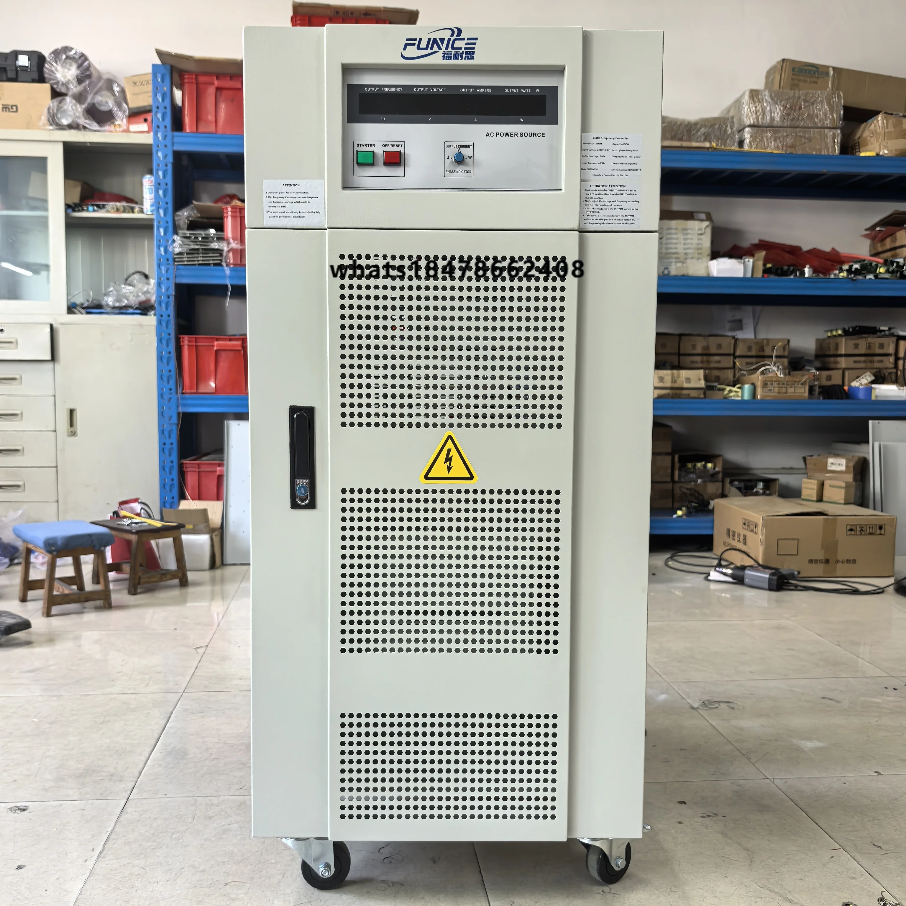 Single-Phase 380V 50Hz to 208V 60Hz 20KVA 30KVA 40KVA Frequency Converter AC Current Type Variac Power Supply