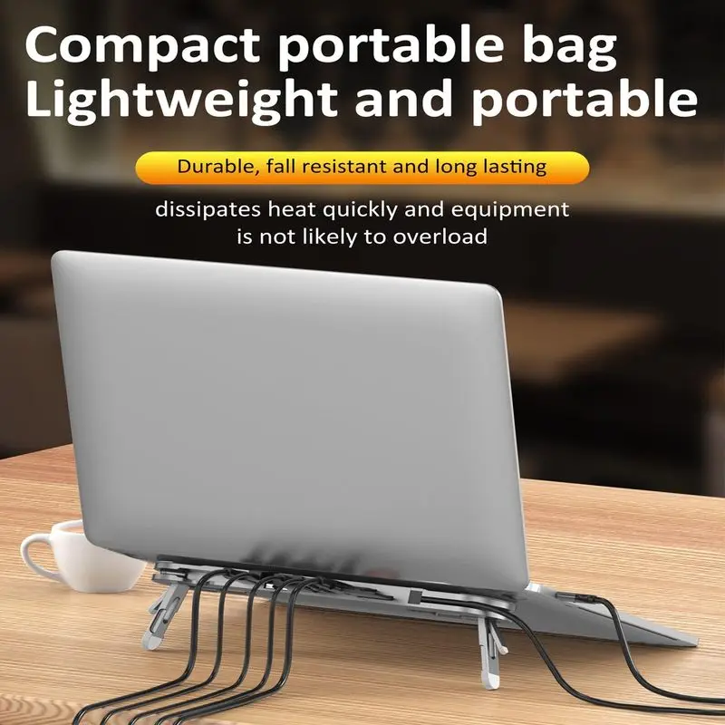 7-in-1 Professional Laptop Notebook Docking Station Stand 4K HD USB A 3.0 Multiport Adapter Aluminum Alloy TF Reader Expander