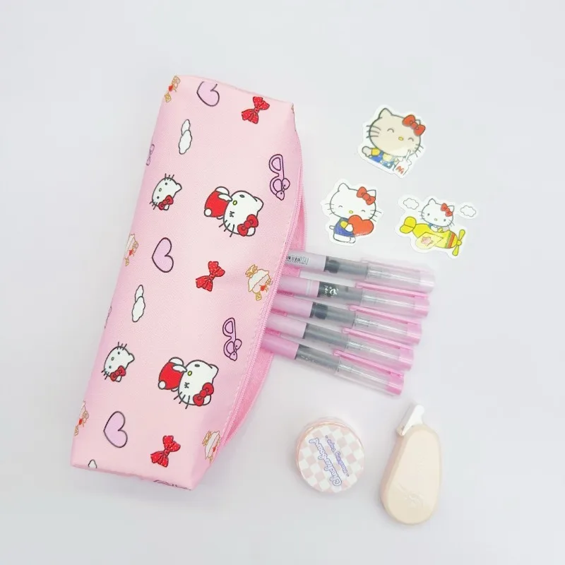 

High Appearance Hello Kitty Pencil Case, Large Capacity Student Stationery Bag, Cute Milk Whoosh Pencil Case (two Pieces Minimum
