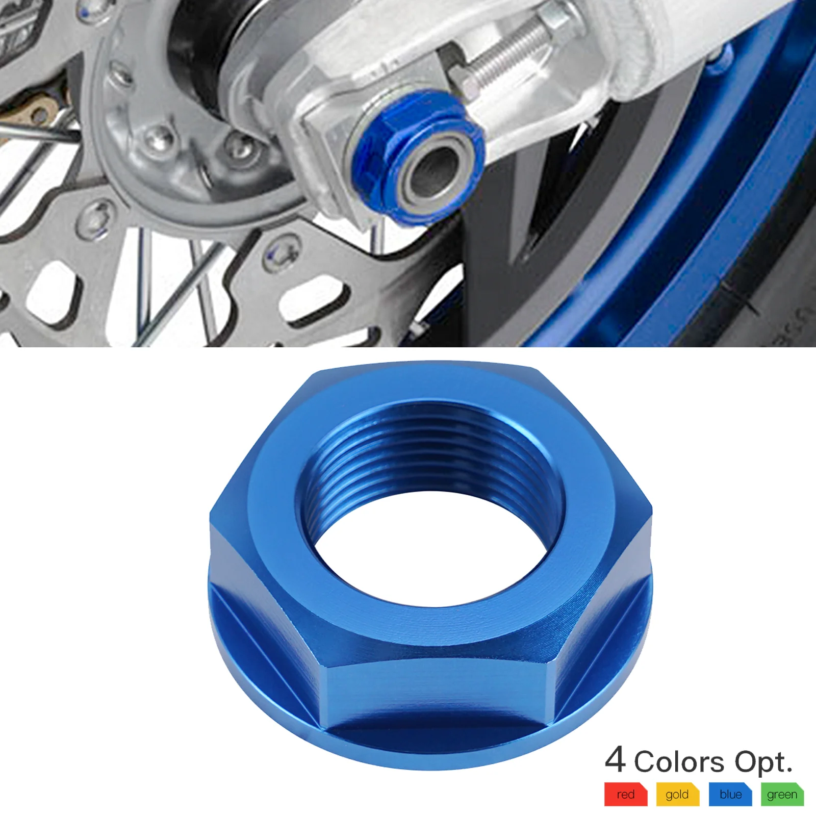 For Yamaha YZ250F YZ450F 2009-2021 YZ 250F 450F YZF 250 450 M22×P1.5 Rear Axle Shaft Lock Nut Screw For Suzuki Kawasaki Honda