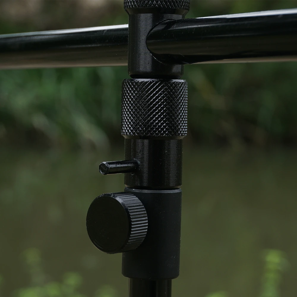 Carp Fishing Buzz Bars 30cm Fishing Rod Pod Holder Black Buzzer Bar for 3 Rods KT-1204 Fishing Accessories
