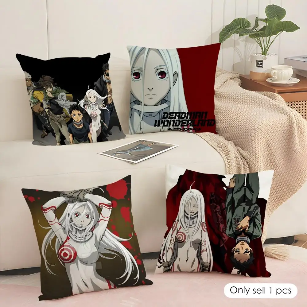 D-DEADMAN W-WONDERLAND Cushion Cover Pillowcase Ultra Soft Skin Friendly Fabric Cloud Like Comfort & Concealed Zipper
