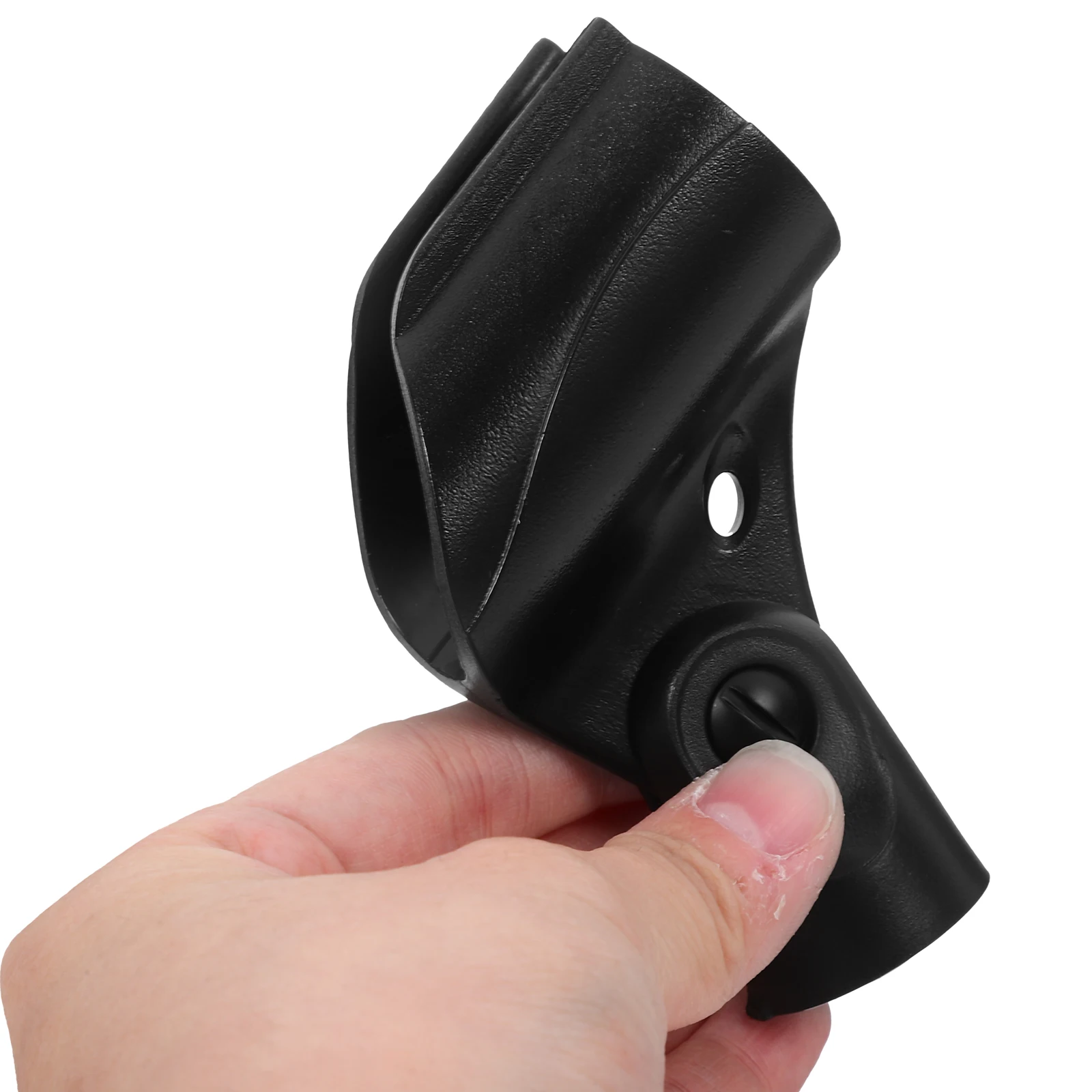 

U Shape Microphone Clamp Bracket Mic Clip Holder Adjustable 28.5mm-45mm Plastic Durable Reusable Anti-Shake Mic for Wired