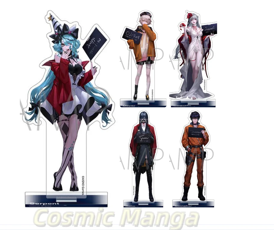 Genuine Path To Nowhere Anime Coquelic ZOYA Hella Hecate Cosplay Acrylic Card Brick Standing Sign Desk Ornament Gift Halloween
