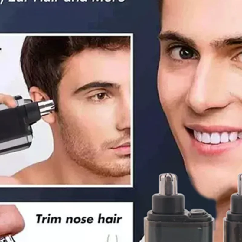 

Портативный электрический триммер для волос в носу, зарядка через USB, триммер для волос в носу, уши, бровей для мужчин, перезаряжаемый безболезненный набор, электрические волосы T