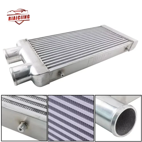 Imagen 1 del producto 3 ''E/O 600 x 300 x 76 mismo montaje lateral Turbo Intercooler placa de aluminio Kit de radiador piezas de motor sistema de refrigeración