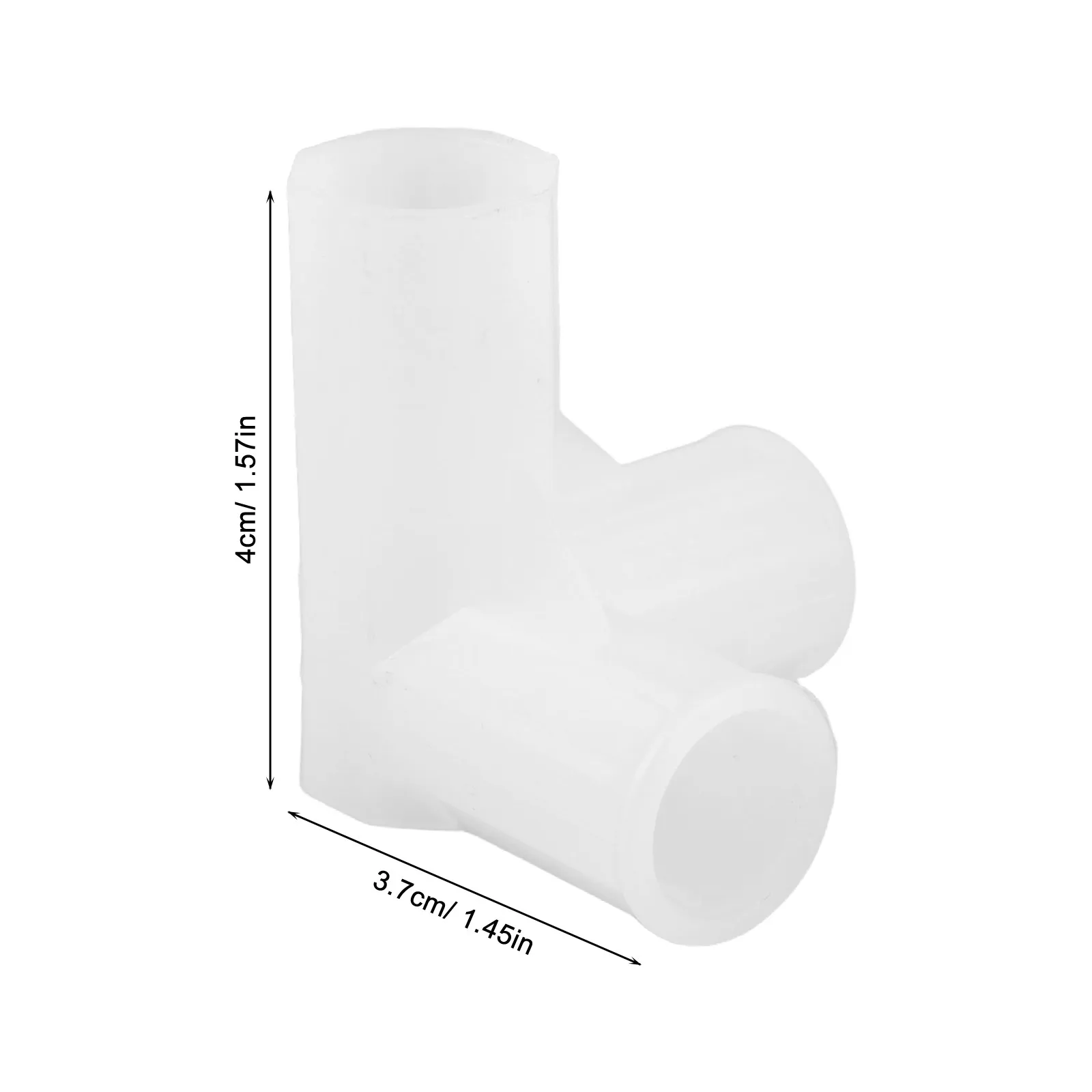 10Pcs Closet Rod 3-Way Connectors Plastic Thick Coupler Furniture Joint Connector Multi-Use Wardrobe Shoe Rack Fasteners I.d