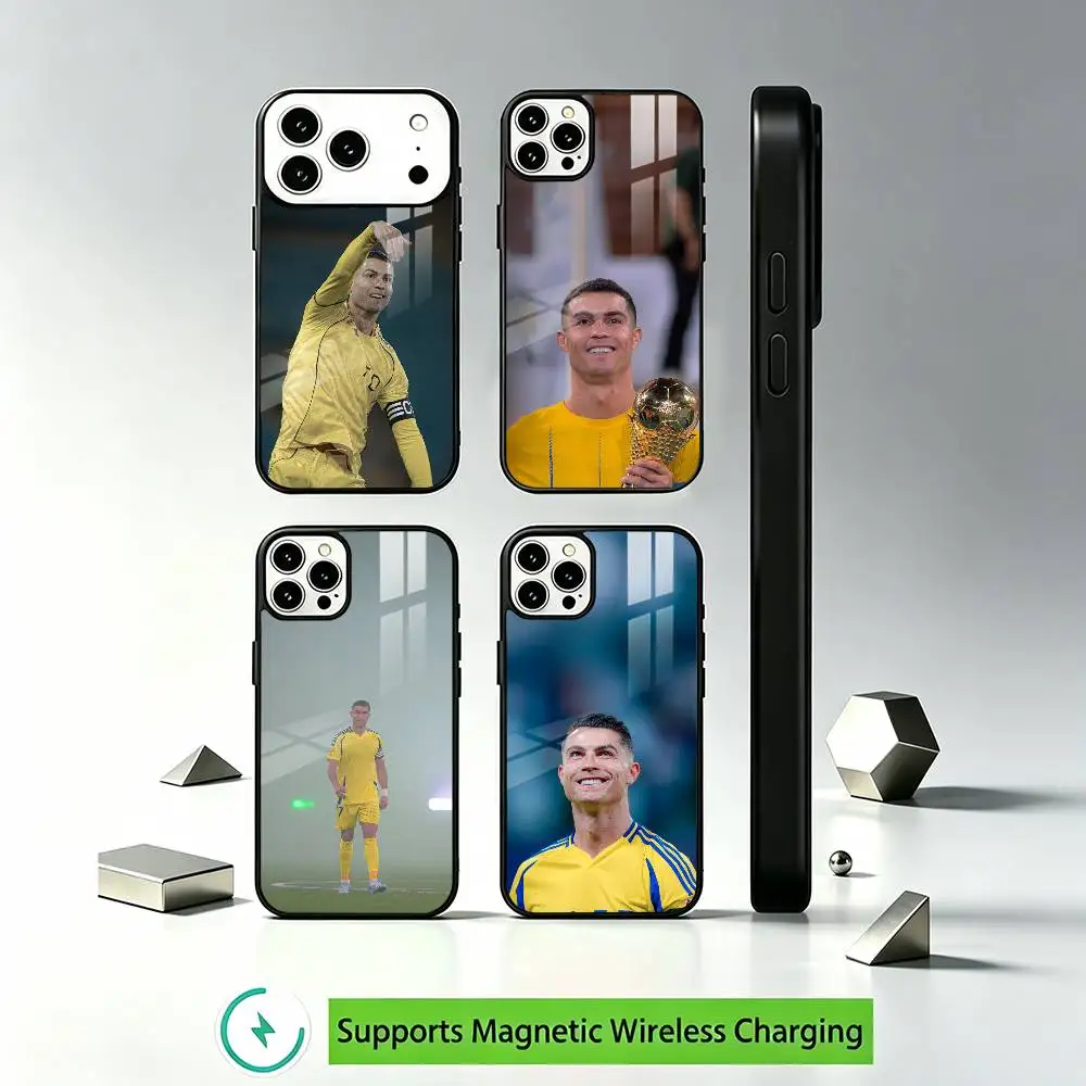 

Football CR7 Ronaldo Hot Selling Phone Case For iPhone17,16,15,14,13,12 Plus,Pro Supports Magnetic Wireless Charging