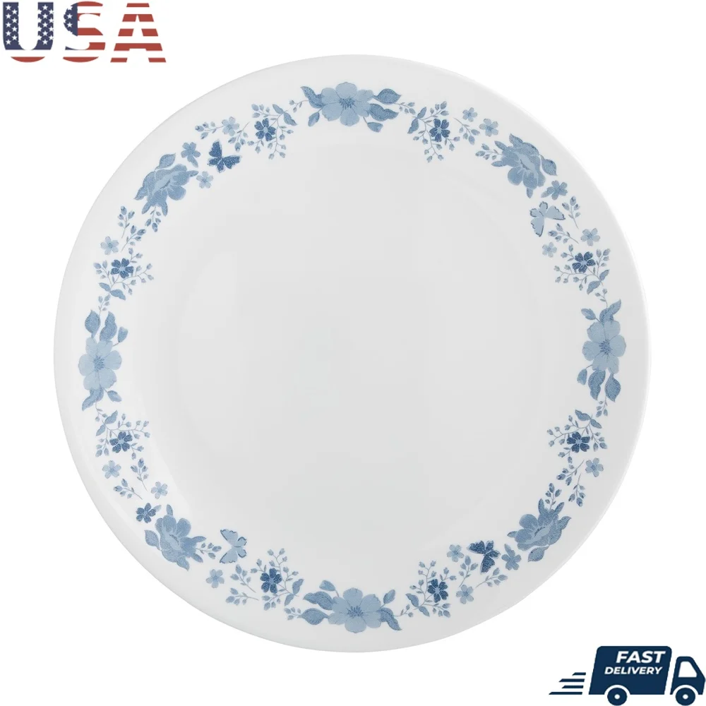 

Женская обеденная тарелка Pioneer с цветочным принтом Vitrelle, трехслойная стеклянная посудомоечная машина, безопасная для микроволновой печи, идеальная повседневная и специальная еда