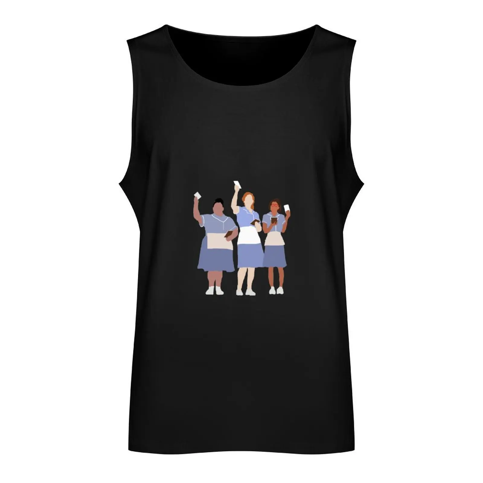 waitress musical Tank Top gym accessories men gym clothing gym top cute tops