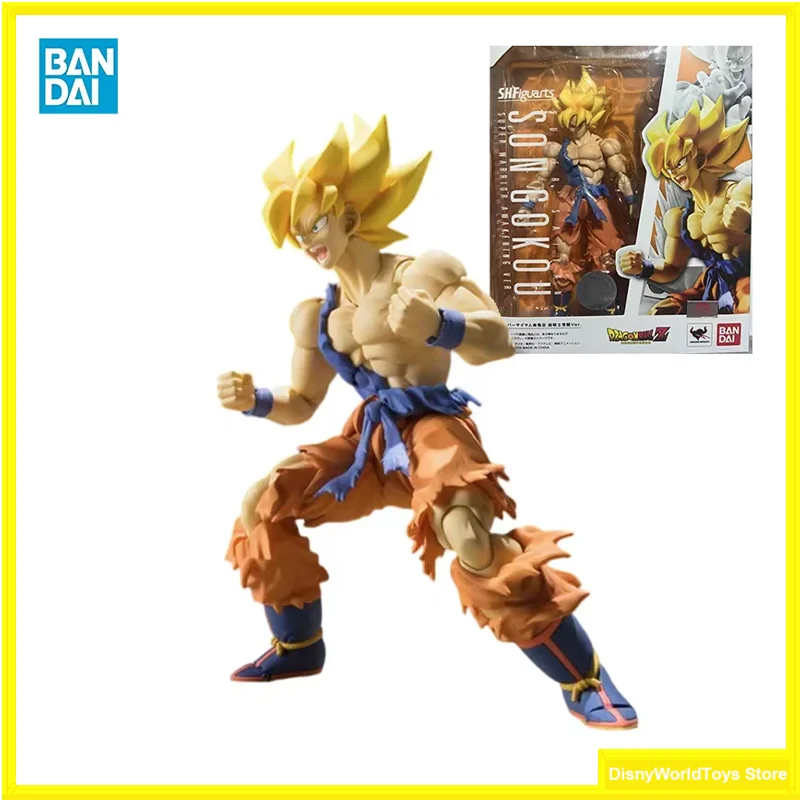 

100% Original Bandai S.H.Figuarts SHF Super Saiyan Son Goku Chou Senshi Kakusei Ver. Dragon Ball Z In Stock Anime Figures Model