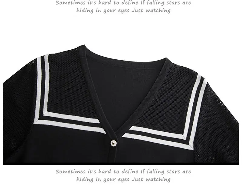 4XL Oversized Summer kintting hollow out T-shirt 2023 short sleeve v neck Stripe sexy thin sweater pullover sueters de mujer