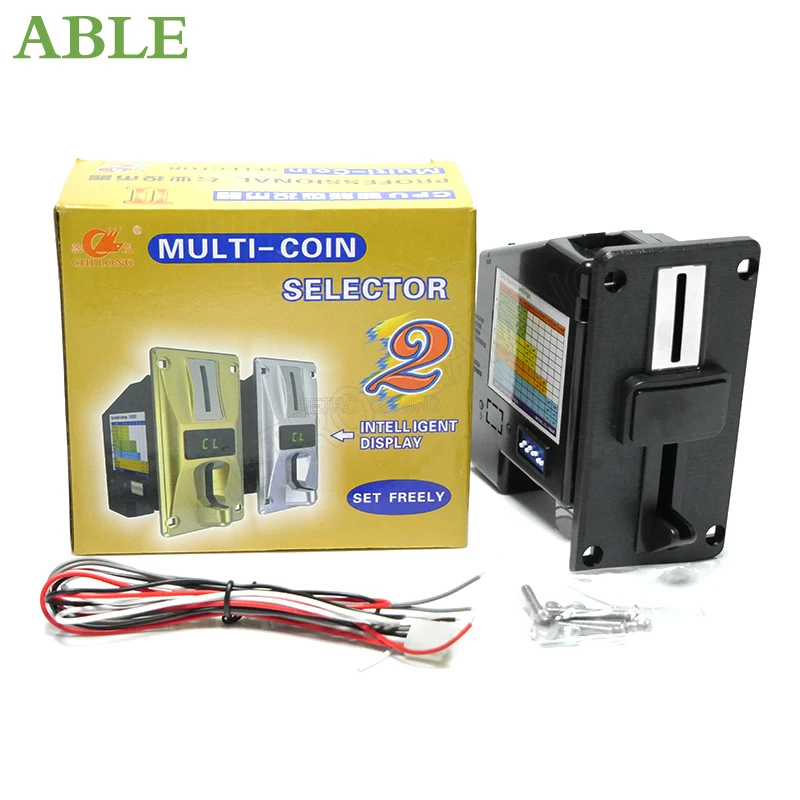 Multi Coin Acceptors Selector CL-168 Different Coin Electronic Roll Down For Arcade Game Mechanism Vending Machine