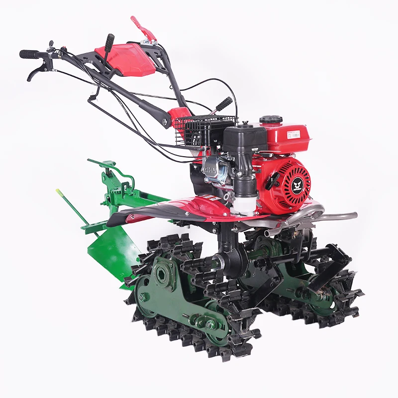 

Durable Dual Track Agricultural Machinery Gear Cultivator Gasoline Plowing Turning Machine Direct Transmission Multifunctional