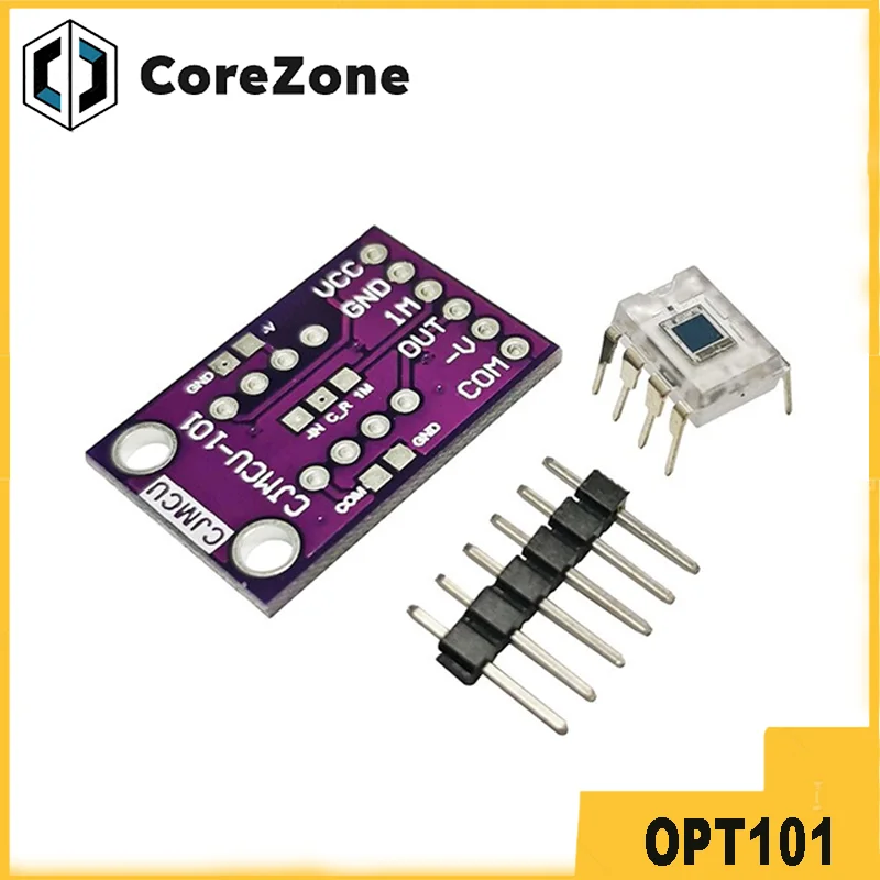 OPT101 light sensor Light intensity sensor module single-chip photodiode analog signal