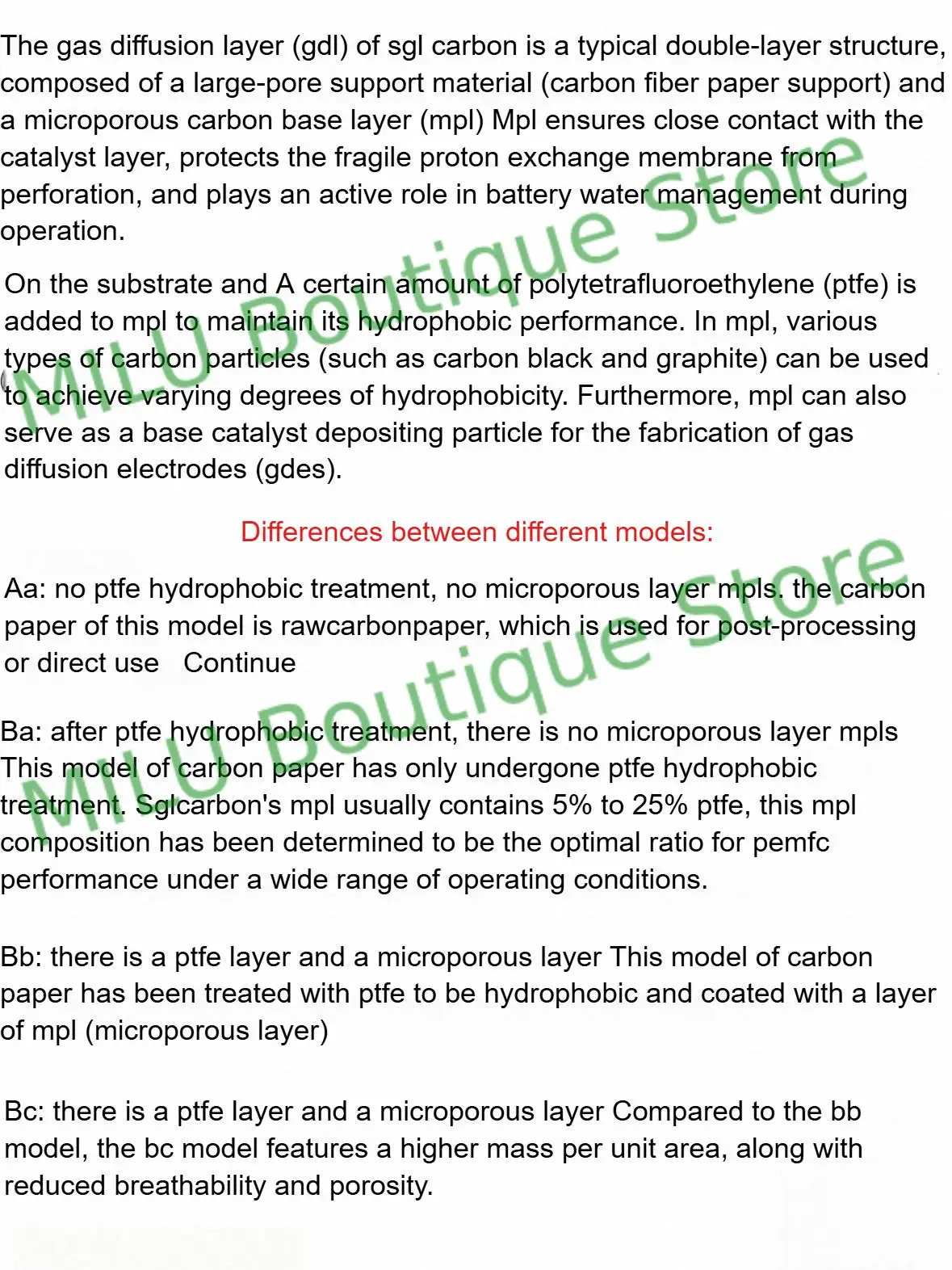 طبقة نشر الغاز سيجلي SGL الألمانية GDL طبقة كربون موصلة صغيرة المسام 28BC 39BB 29BC مسعور #6