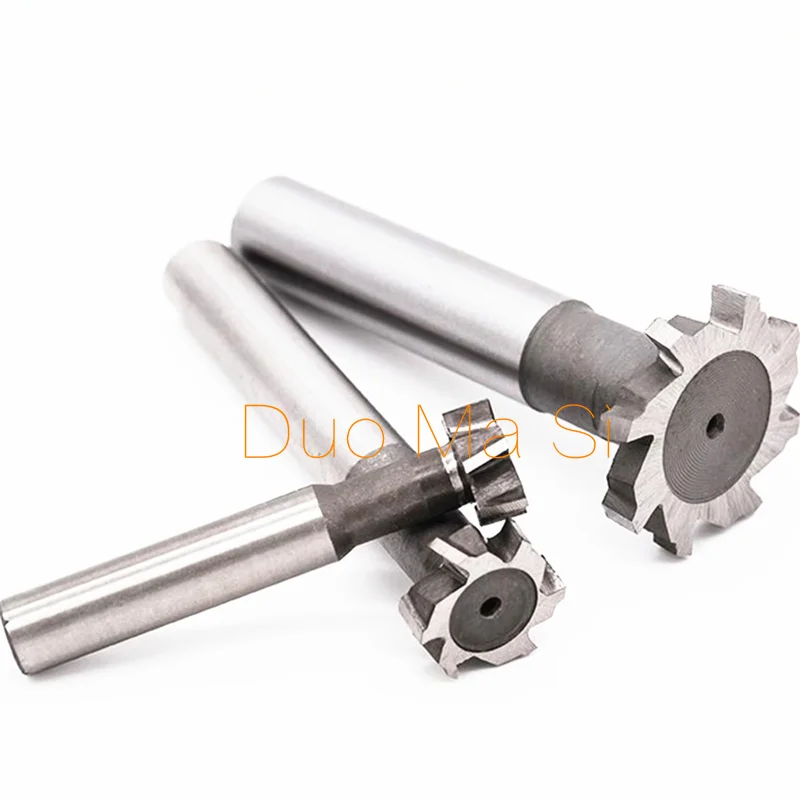 HOT 1Pcs T Slot Milling Cutter for Metal HSS Woodruff Key Seat Router Bit Thickness 1-12mm Diameter 8-50mm