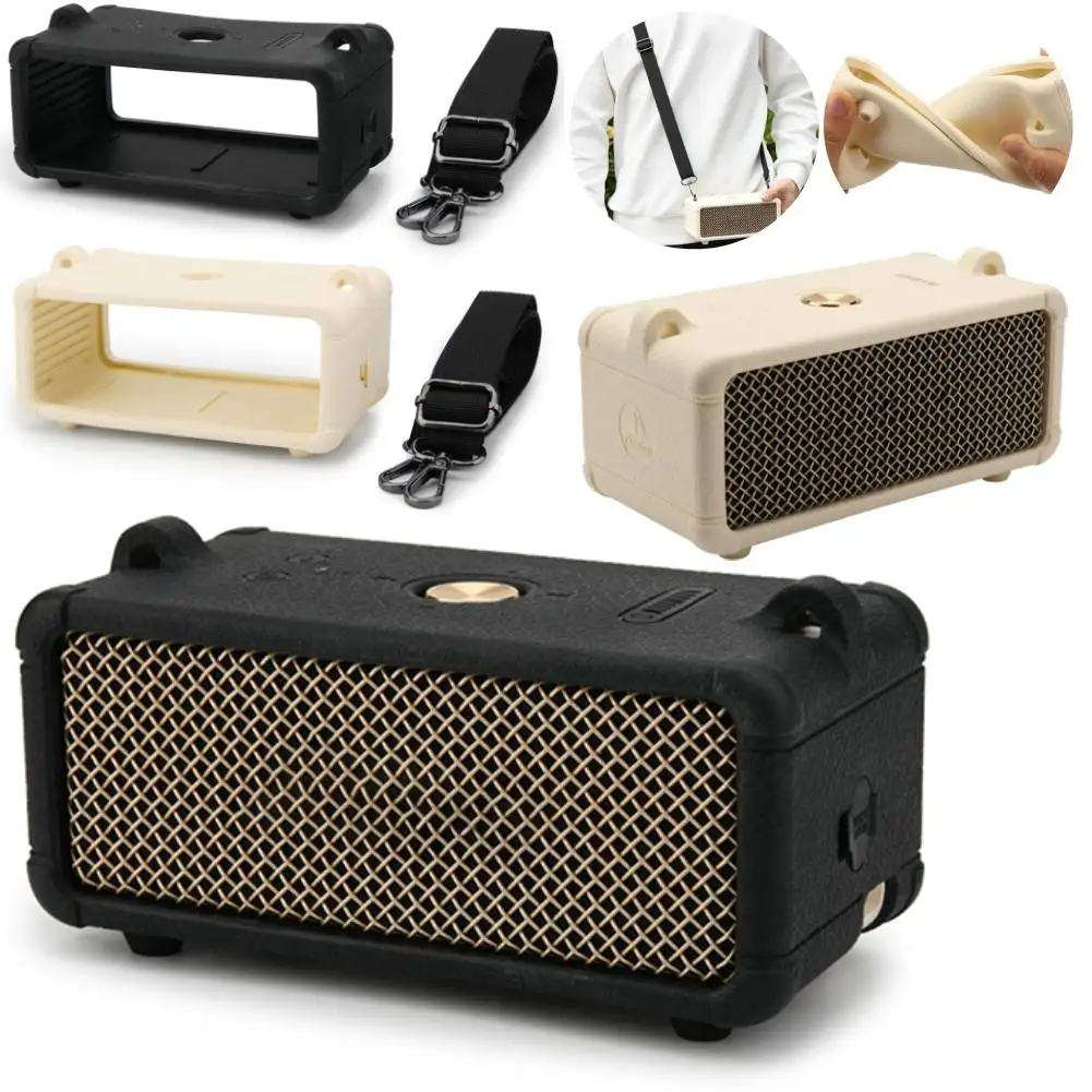 

Silicone Case for Marshall Emberton III Speaker Protective Cover Anti-Scratch Shell Waterproof Carrying Case Speaker Accessories