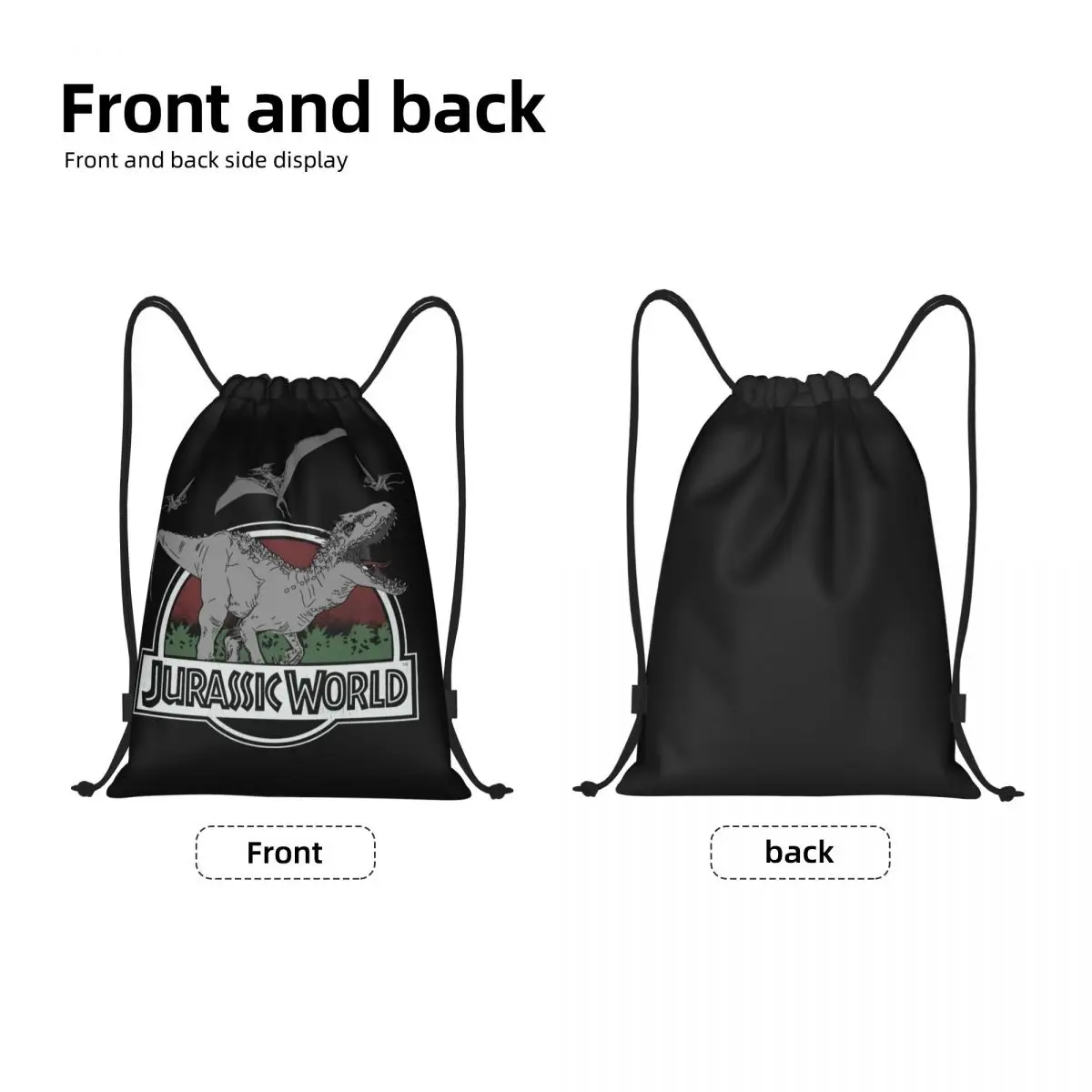 حقيبة ظهر رياضية برباط من Jurassic Park Indominus Roar حقيبة رياضية لليوجا